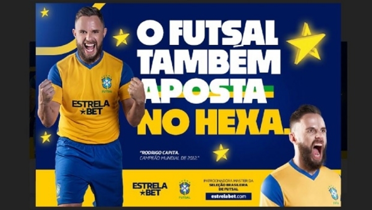 EstrelaBet fecha acordo com a CBF e será patrocinadora das seleções brasileiras de futsal