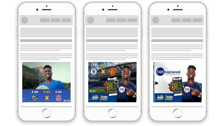 Campanha da Betnacional com Vinicius Jr e uso de formato rich media traz engajamento de 210%