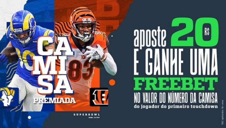 Sportsbet.io lança promoção inusitada para o Superbowl LVI