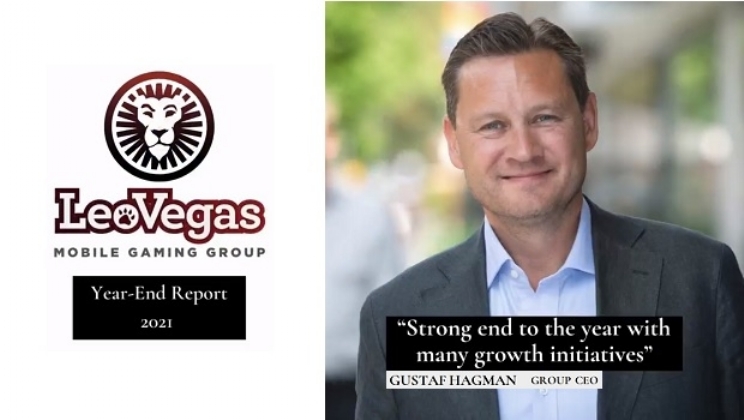 LeoVegas reporta € 98,2 milhões na receita do quarto trimestre de 2021 em um “forte final de ano”