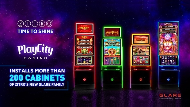 PlayCity instala mais de 200 gabinetes da nova família Glare da Zitro