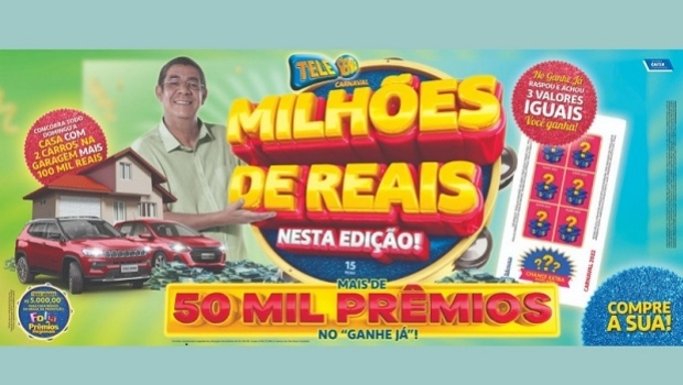 Zeca Pagodinho faz campanha para Tele Sena de Carnaval