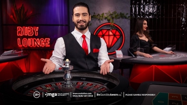 Evolution’s Ruby Lounge live with ComeOn Group