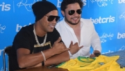 Bem-sucedida a ação da marca Betcris com seu embaixador Ronaldinho no estádio Pachuca