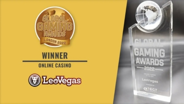 LeoVegas eleita “Online Casino of the Year” no Global Gaming Awards 2022