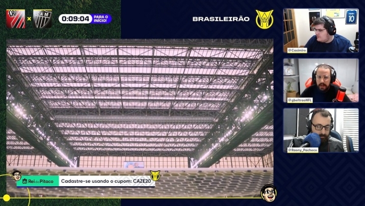 Betway e Rei do Pitaco patrocinam Casimiro em streaming de jogos do Athletico-PR no Brasileirão