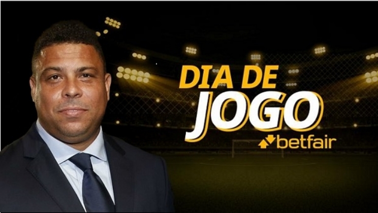 Ronaldo Fenômeno é o primeiro convidado do Dia de Jogo, novo programa de Tiago Leifert e da Betfair