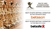Grupo Betsson vence em duas categorias no Baltic and Scandinavian Gaming Awards 2022