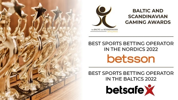 Betsson Group won in two categories at Baltic and Scandinavian Gaming Awards 2022