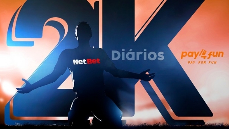 NetBet e Pay4Fun se unem em promoção que garante bônus de até R$ 2 mil