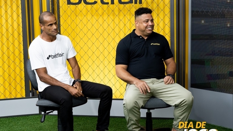Betfair faz história e reúne pentacampeões Ronaldo e Rivaldo pela primeira vez em 20 anos