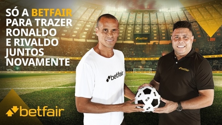 Betfair faz história e reúne pentacampeões Ronaldo e Rivaldo pela primeira vez em 20 anos