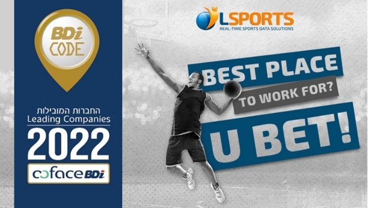 LSports entrou no ranking CofaceBdi como uma das "Best Companies to Work for" de Israel