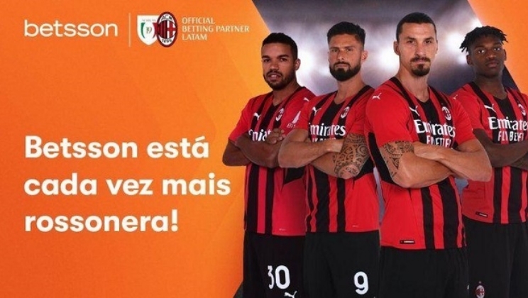 AC Milan assina com a Betsson parceria regional oficial na América Latina