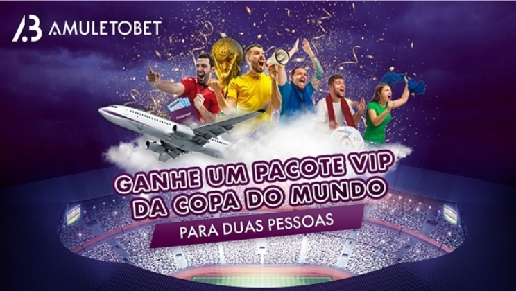 AmuletoBet lança campanha e levará vencedor e acompanhante para a Copa do Mundo do Qatar