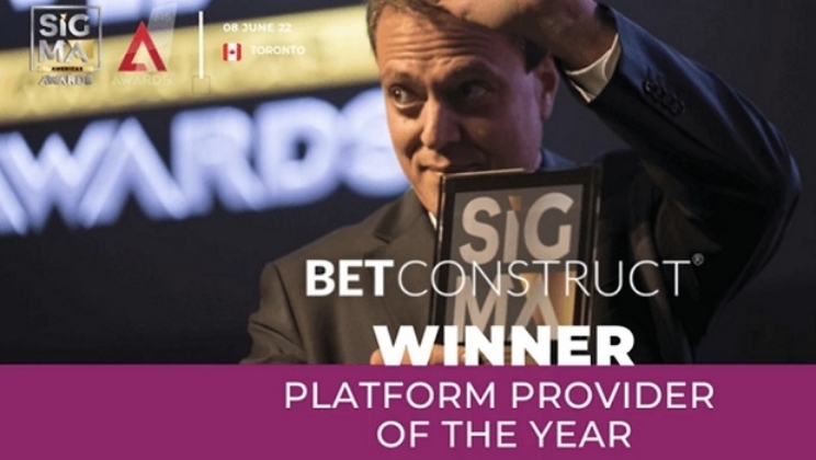 BetConstruct se torna ‘Platform Provider of the Year’ no SiGMA Americas