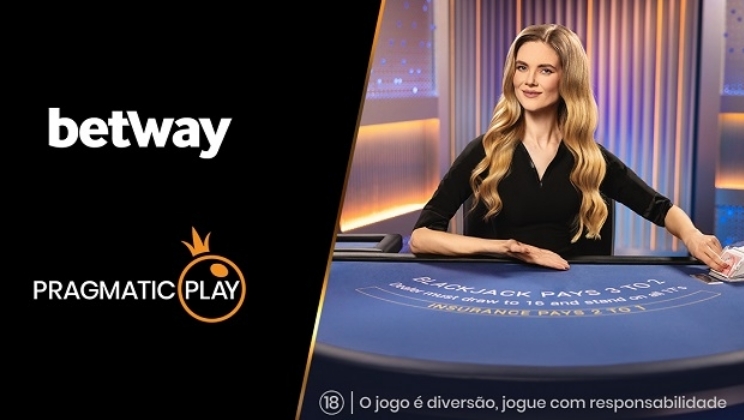 Pragmatic Play entra ao vivo com a Betway em estúdio dedicado de blackjack