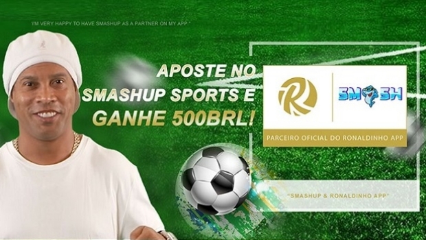 Betting site SmashUp is new strategic partner of Ronaldinho's official app