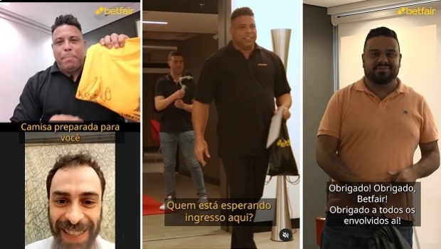 In Betfair action, Ronaldo Nazário presents fans with Libertadores tickets