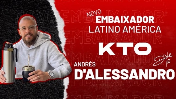 KTO Brasil anunciou Andres D’Alessandro como embaixador para o Brasil e América Latina