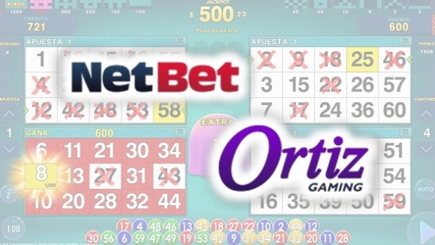 NetBet partners with Ortiz Gaming to increase its video bingo game portfolio