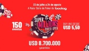 Grande lançamento do Super Millions Poker Open do Bodog com US$ 8,7 milhões garantidos