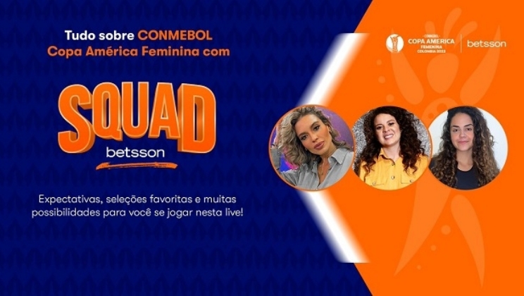 Patrocinadora da Copa América Feminina, Betsson cria “squad” de influenciadoras brasileiras