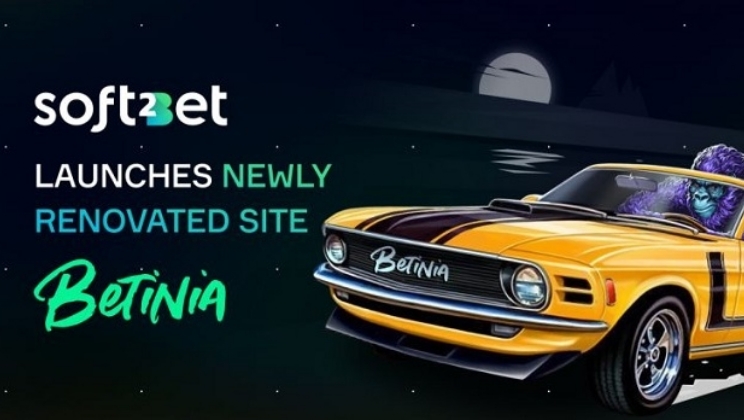 Soft2Bet lança site recém-renovado Betinia