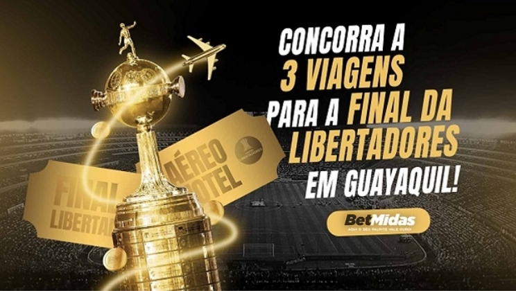 Casa de apostas BetMidas vai levar apostadores para a final da Libertadores