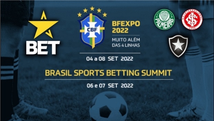 EstrelaBet, Inter, Botafogo e Palmeiras se juntam ao painel sobre apostas no Brasil Futebol Expo 22