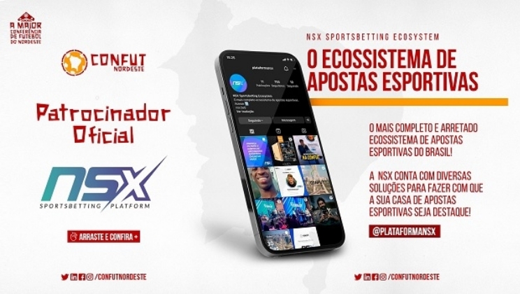Plataforma de apostas esportivas NSX é a nova patrocinadora oficial da Confut Nordeste 2022
