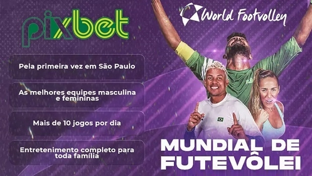 Pixbet to sponsor Footvolley World Cup in São Paulo