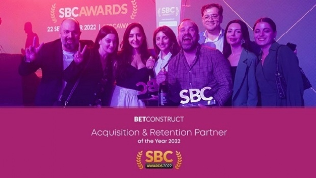BetConstruct nomeada ‘Acquisition & Retention Partner of the Year’