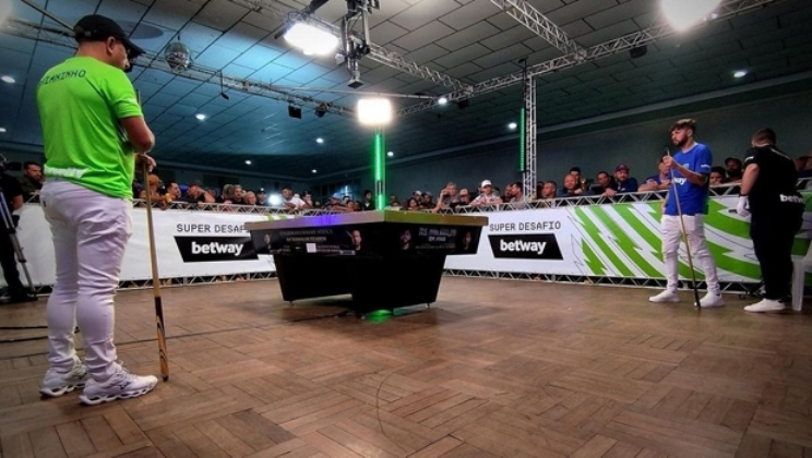 Campeonato de sinuquinha da Betway distribuiu R$ 400 mil em prêmios