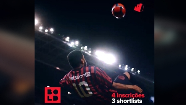 Campanha "O Patrocínio do Pior Time do Mundo" da Betsson ganha 3 indicações ao Effie Awards Brasil