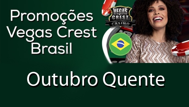 Vegas Crest Casino Brasil introduces many news in its October promotions