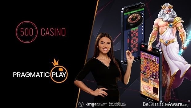 Pragmatic Play partners with 500 Casino