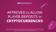 BetConstruct aprovada para permitir depósitos de jogadores em criptomoedas