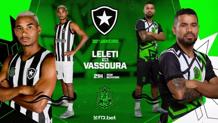 Desafio Um Pra Um da F12.Bet chega para edição especial em parceria com Botafogo no Rio de Janeiro