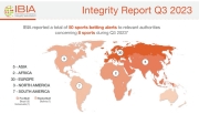 IBIA relatou 5 alertas de apostas suspeitas do futebol brasileiro no terceiro trimestre de 2023