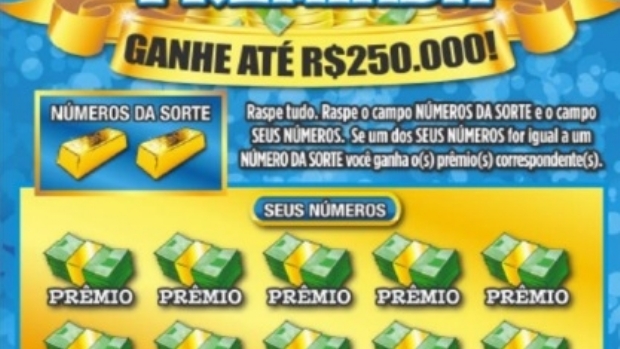 Raspadinha® da Loteria Mineira já está em comercialização na rede de distribuidores