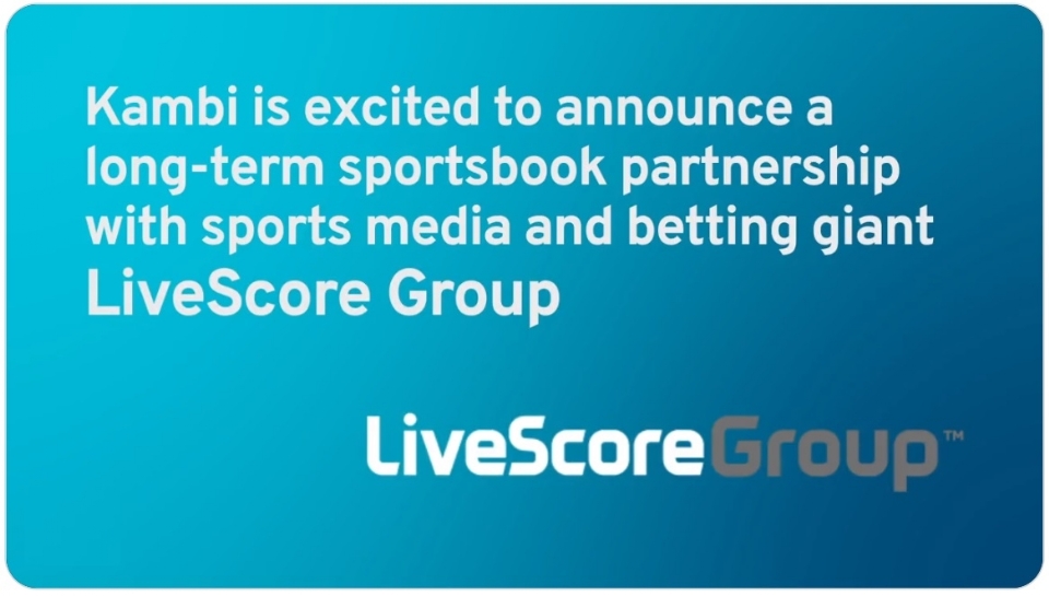 Kambi Group firma parceria de sportsbook com o LiveScore ﻿Games