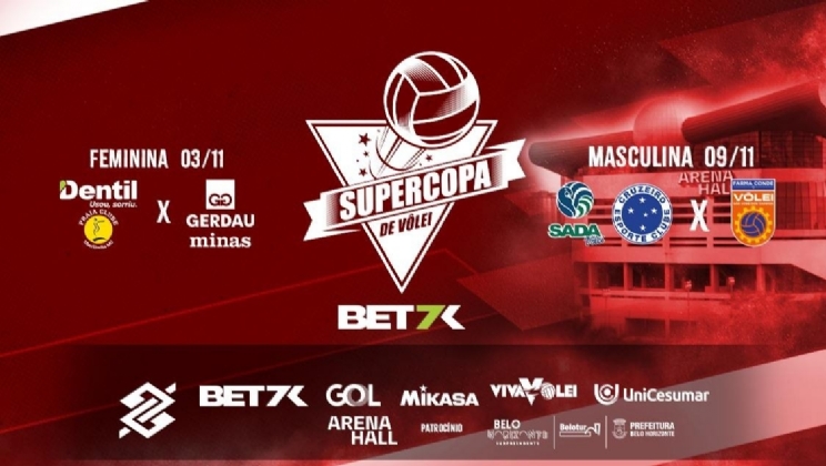 Supercopa Bet7k abre a temporada de clubes do vôlei nacional