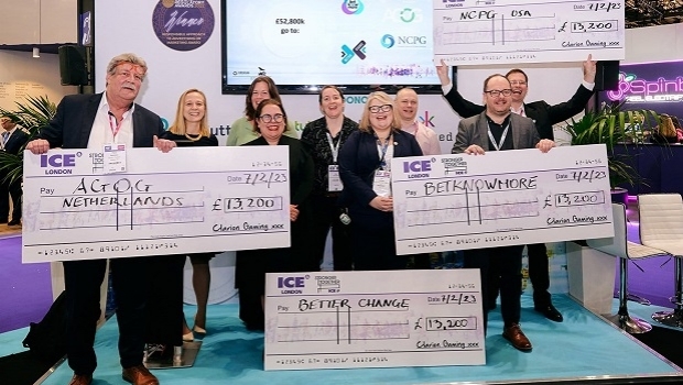 ICE Consumer Protection Zone sponsors raise £52,800 for safer gambling charities