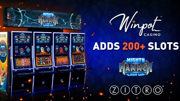 Winpot instala mais de 200 slots Mighty Hammer da Zitro