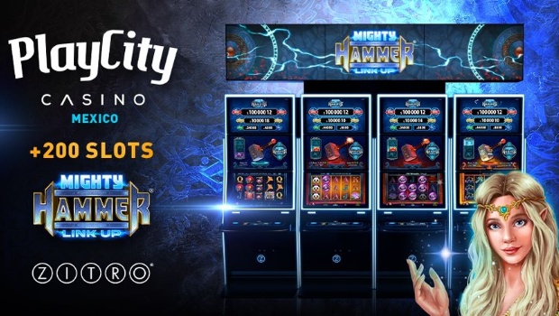 PlayCity Casino adiciona 200 novas máquinas Mighty Hammer da Zitro
