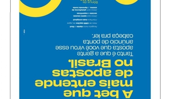 Casa de apostas Joga Junto publica anúncio de cabeça para baixo no jornal O Globo
