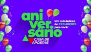 Com bônus de até R$ 400, Casa de Apostas oferece diversas promoções para celebrar o aniversário