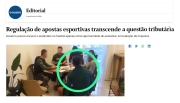 O Globo: Regulação de apostas esportivas transcende a questão tributária