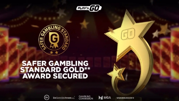 Play'n GO garante o prêmio Safer Gambling Standard Gold**